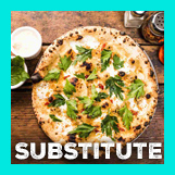 Emporio Ristorante Vegetarian Substitute pizza w/o prosciutto
