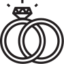 Two rings icon